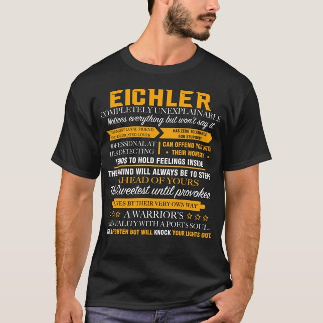 Camiseta EICHLER completamente inexplicável (Frente)