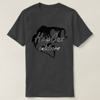 Camiseta EiCuz ao ar livre Peixe preto e branco