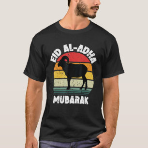 Camiseta eid adha trava o eid mubarak para homens mulheres 