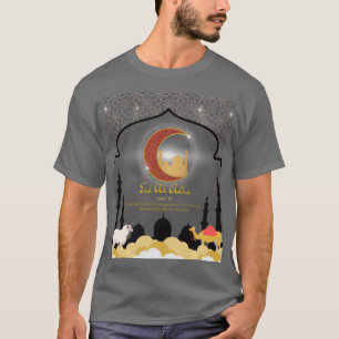 Camiseta Eid al Adha Mubarak 🌙✨ Celebração do Sacrifício &