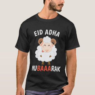 Camiseta Eid Al Adha Mubarak Para Muçulmano
