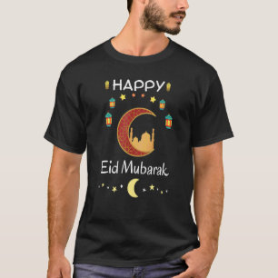 Camiseta Eid Alfitr Mubarak Kareem Happy Ramadan Karim Árab