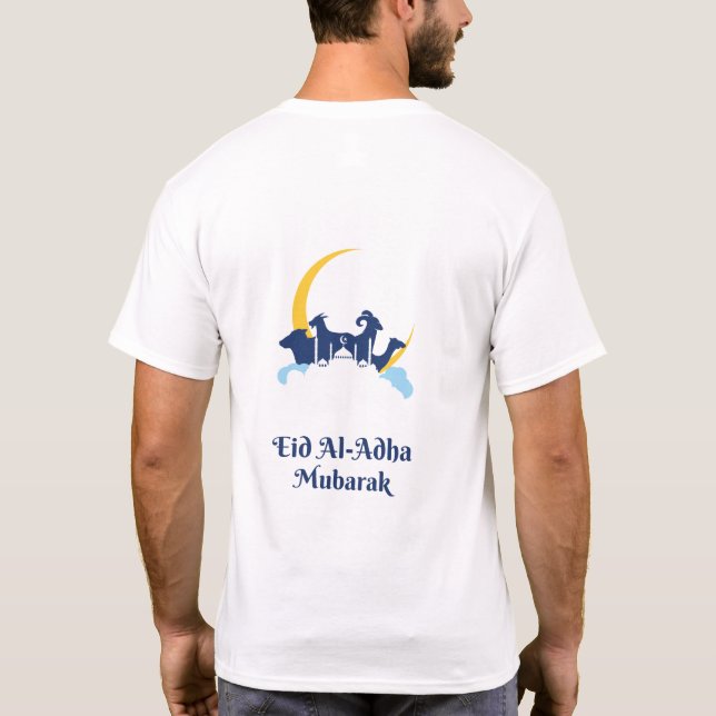 Camiseta Eid mubarak (Verso)