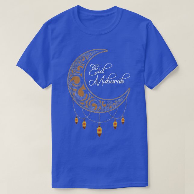 Camiseta Eid Mubarak, Eid al-Fitr, Eid al-Adha (Frente do Design)
