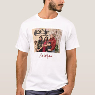 Camiseta Eid Mubarak elegante moderno  foto de família