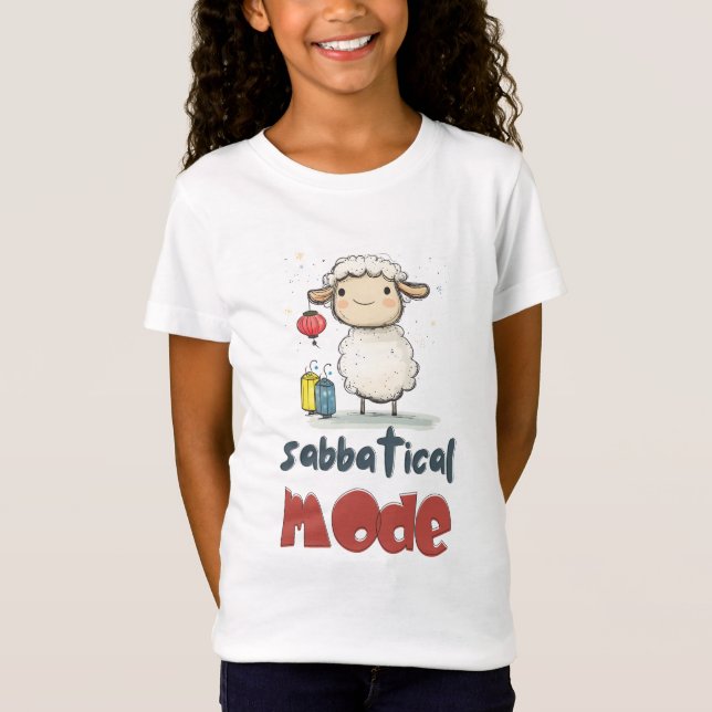 Camiseta Eid Mubarak! Ovelha no Sabatical | Totalmente emba (Frente)