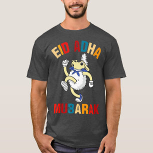 Camiseta Eid Mubarak para homens muçulmanos americanos Eid