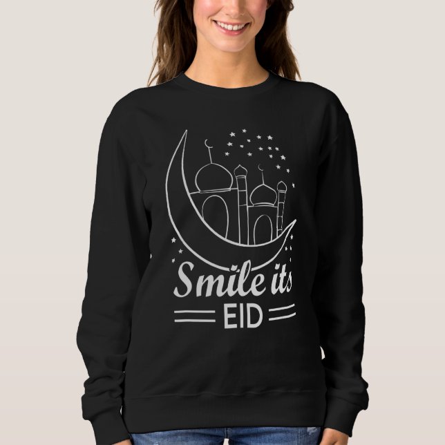 Camiseta Eid Mubarak Sorri Seu Eid (Frente)