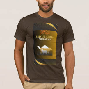 Camiseta Eid ul Adha Mubarak Premium Festival Islâmico Dour
