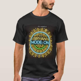 Camiseta Eid Ul Fitr Biryani Mode ON Neon Style Tshirt