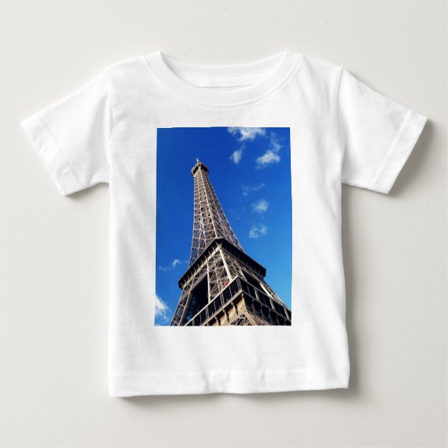 Camiseta Eiffel Tower Paris Europe Viagem (Frente)