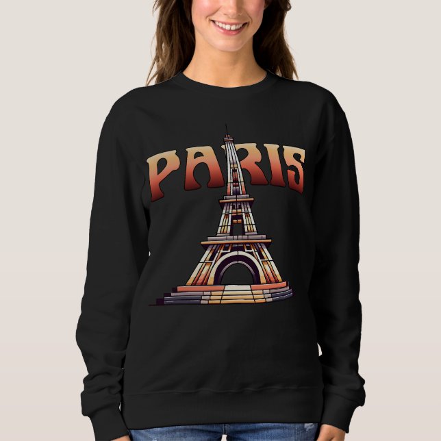 Camiseta Eiffel Tower Paris França (Frente)