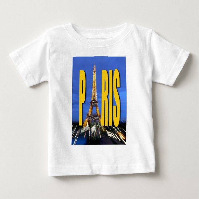 Camiseta Eiffel Tower Paris França (Frente)