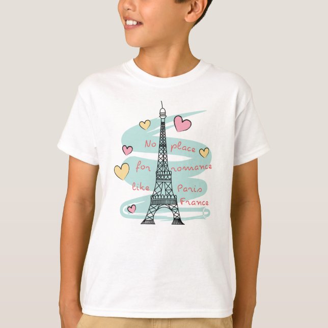 Camiseta Eiffel Tower Paris França (Frente)