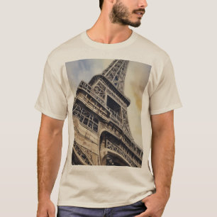 Camiseta Eiffel Tower Paris Love City Viagem