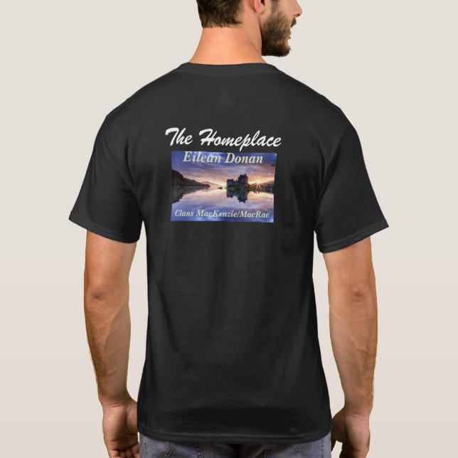 Camiseta Eilean Donan - Clãs MacKenzie/MacRae (Verso)