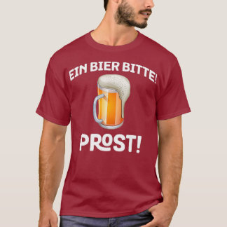 Camiseta Ein Bier Bitte Prost Germany Drinking Holiday