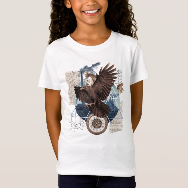 Camiseta Eine schöne Collage mit Adler     (Frente)