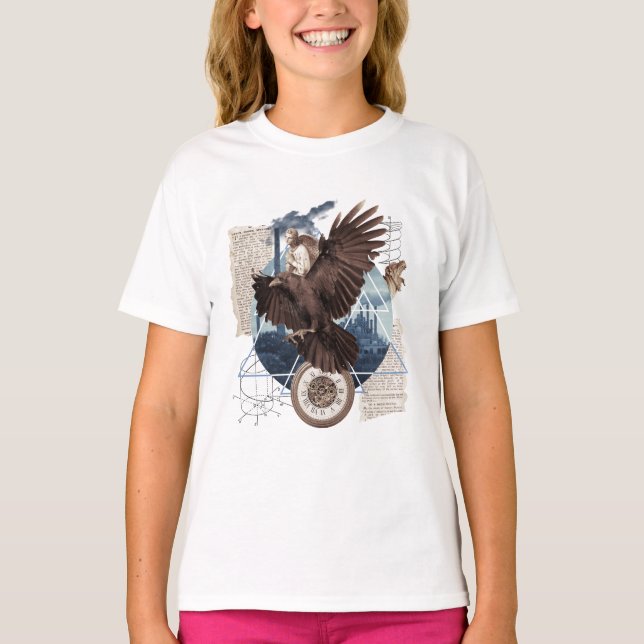 Camiseta Eine schöne Collage mit Adler     (Frente)