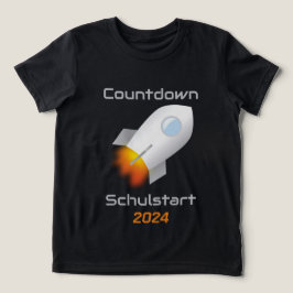 Camiseta Einschulung - Countdown Schulstart - Rakete 1 |