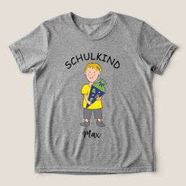 Camiseta Einschulung Schulkind - Junge mit Schultüte 1 |