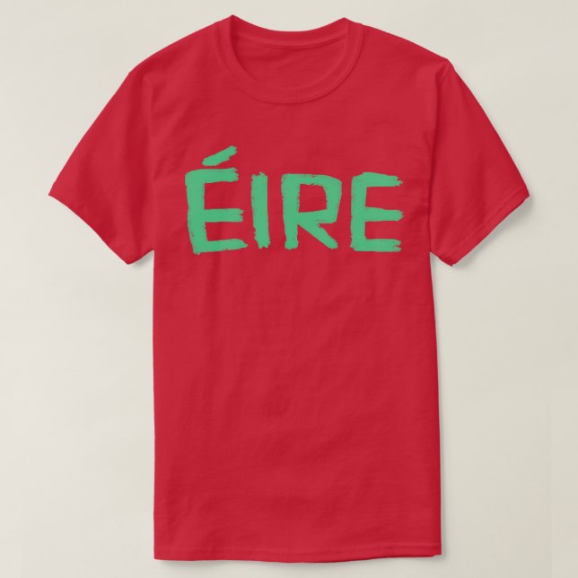 Camiseta Eire Irish para a Irlanda (Frente do Design)