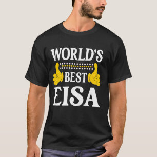 Camiseta Eisa Personal Name Enny First Name Melhor E do Mun