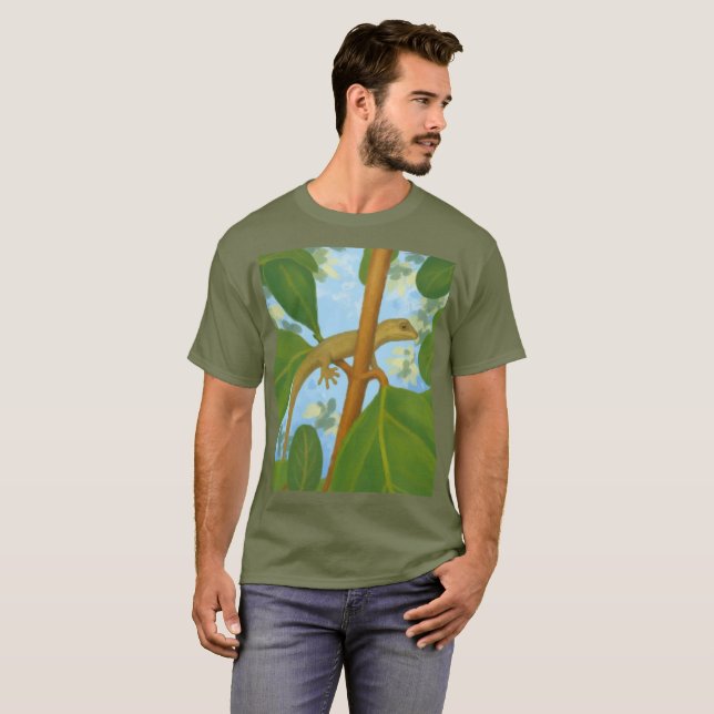Camiseta Eita! Pintura de lagartixa (Frente Completa)