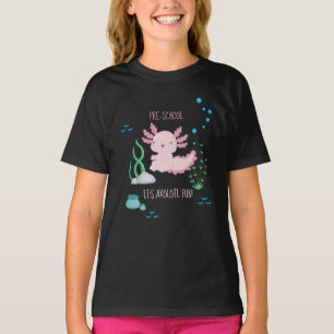 Camiseta Eixo Feliz Rosa Qualquer Grau De Volta À Escola
