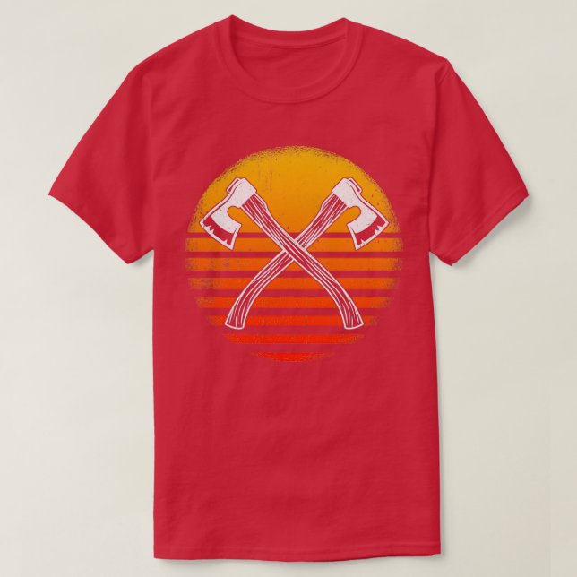 Camiseta Eixos de Ax e Tomahawks (Frente do Design)