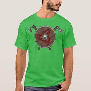 Camiseta Eixos de blindagem vermelho 1