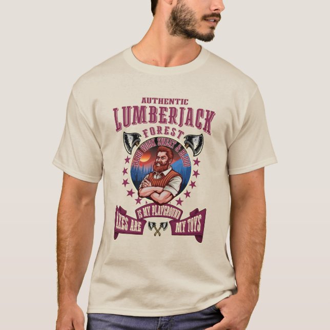 CAMISETA EIXOS DE LUMBERJACK AUTÊNTICOS (Frente)