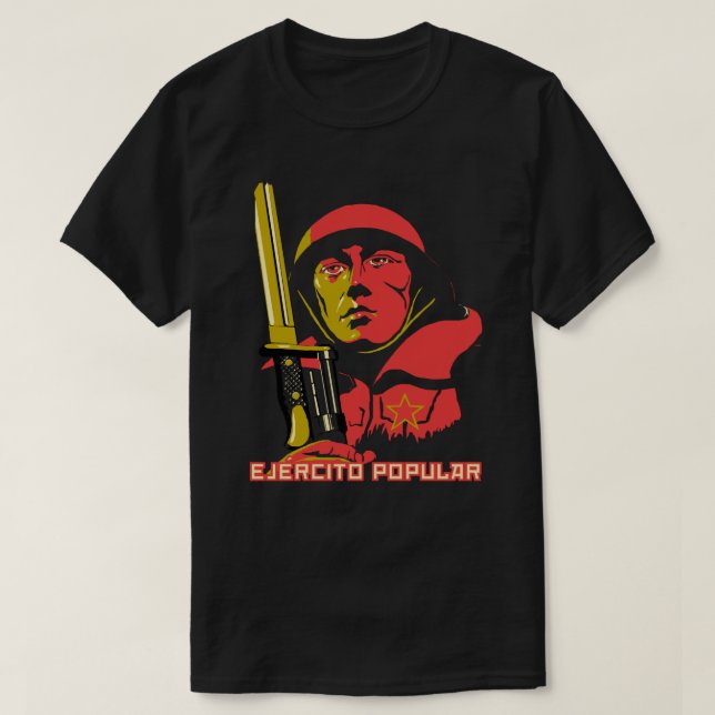 CAMISETA EJÉRCITO REPUBLICANO POPULAR (Frente do Design)