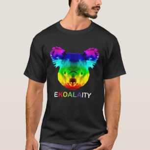 Camiseta Ekoalaity Cute Koala Bear Gay Lgbt Rainbow Pride