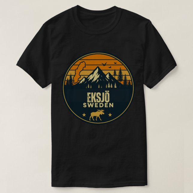 Camiseta Eksjö, Suecia Sverige (Frente do Design)