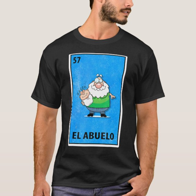 Camiseta El Abuelo (Paródia da Loteria Mexicana) (Frente)