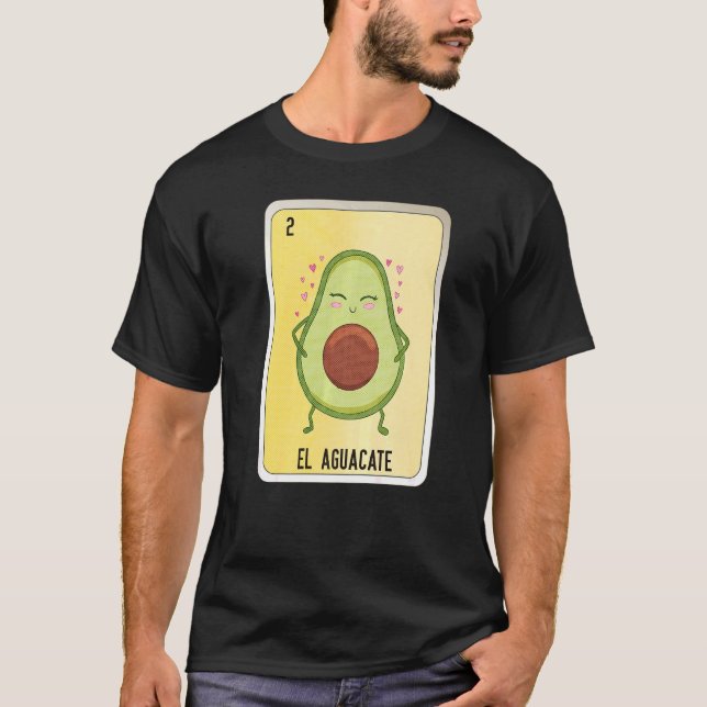 Camiseta El Aguacate Mexicano Slang - Cartões de Bingo (Frente)
