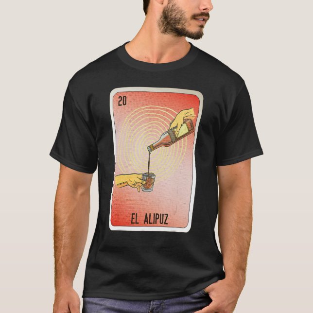 Camiseta El Alipuz Mexican Slang Lottery Bingo Cards (Frente)