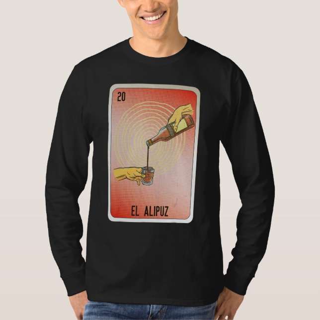 Camiseta El Alipuz Mexican Slang Lottery Bingo Cards (Frente)