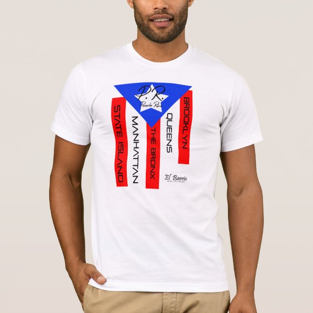Camiseta "El Barrio" por Michael Crozz (Frente)