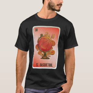 Camiseta El Basquetbol Mexicano Slang - Cartões do Bingo