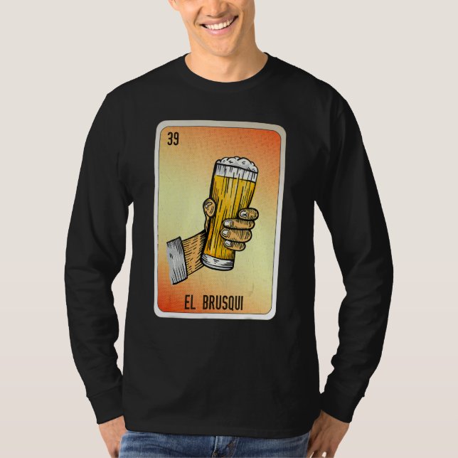 Camiseta El Brusqui Mexican Slang Lottery Bingo Cards (Frente)