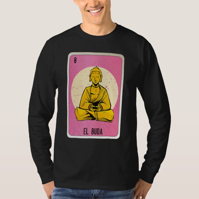 Camiseta El Buda Mexican Slang Lottery Bingo Cards (Frente)