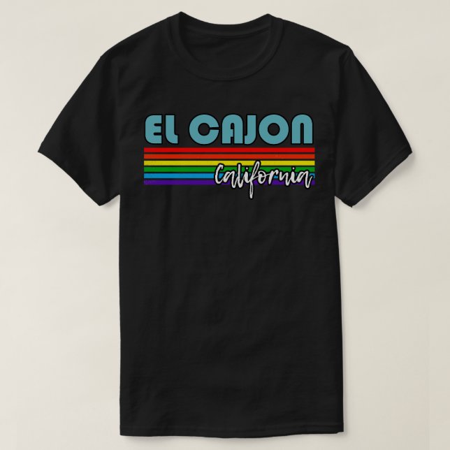 Camiseta El Cajon California Pride El Cajon LGBT Gift LGBT (Frente do Design)