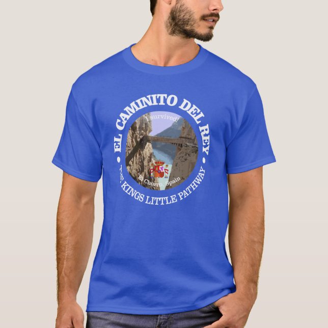 Camiseta El Caminito del Rey W menino (Frente)