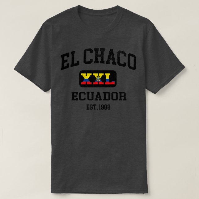 Camiseta El Chaco Equador XXL design Athletic (Frente do Design)