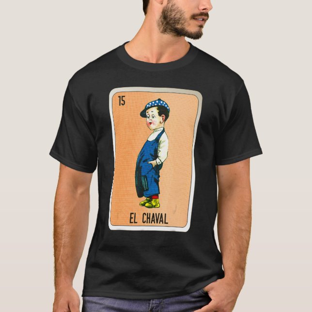 Camiseta El Chaval Mexican Slang Lottery Bingo Cards (Frente)