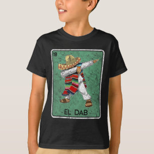 Camiseta El Dab Card Engraçado Cinco De Mayo Partido Mexica