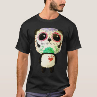 Camiseta El Dia De Los Muertos Panda