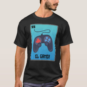 Camiseta El Gamer Videos games Gráfico de Paródia da Loteri
